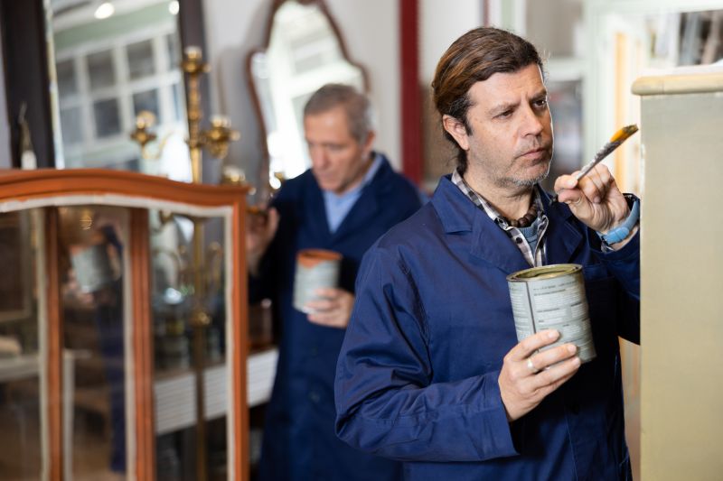 Local China Cabinet Painting pros at work